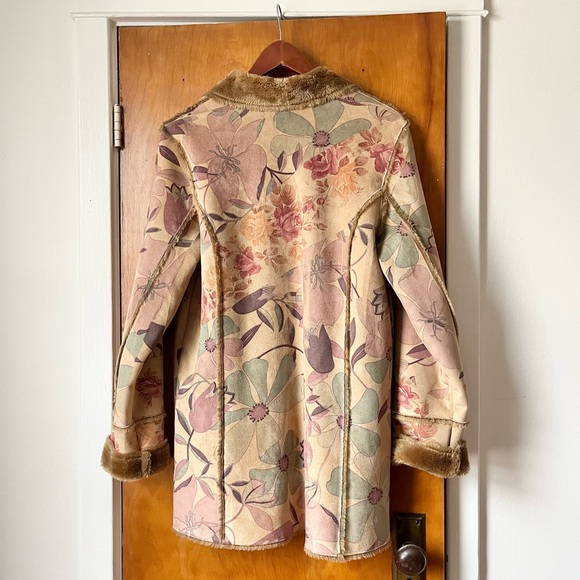 vintage y2k patterned coat - Picture 5 of 5